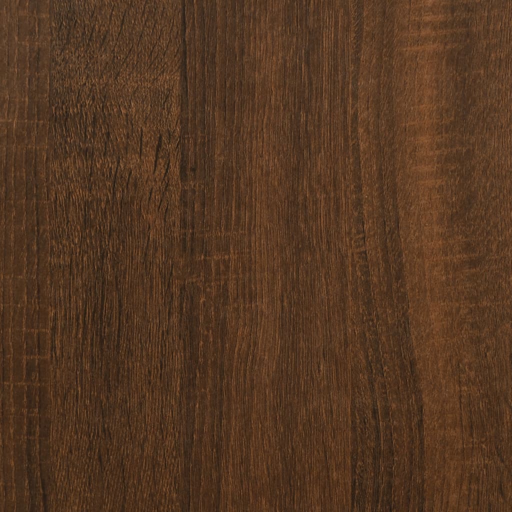 Coffee Table Brown Oak 50x50x40 cm Engineered Wood