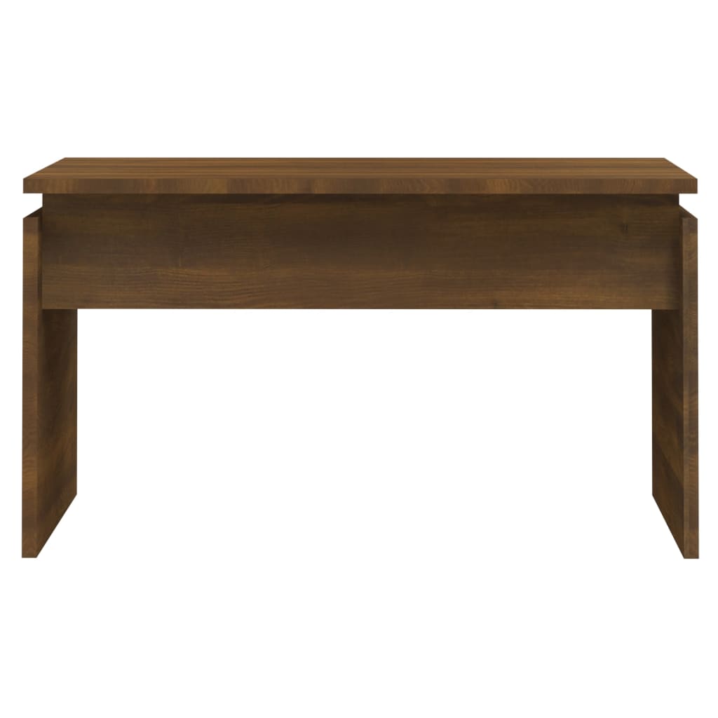 Coffee Table Brown Oak 68x50x38 cm Engineered Wood