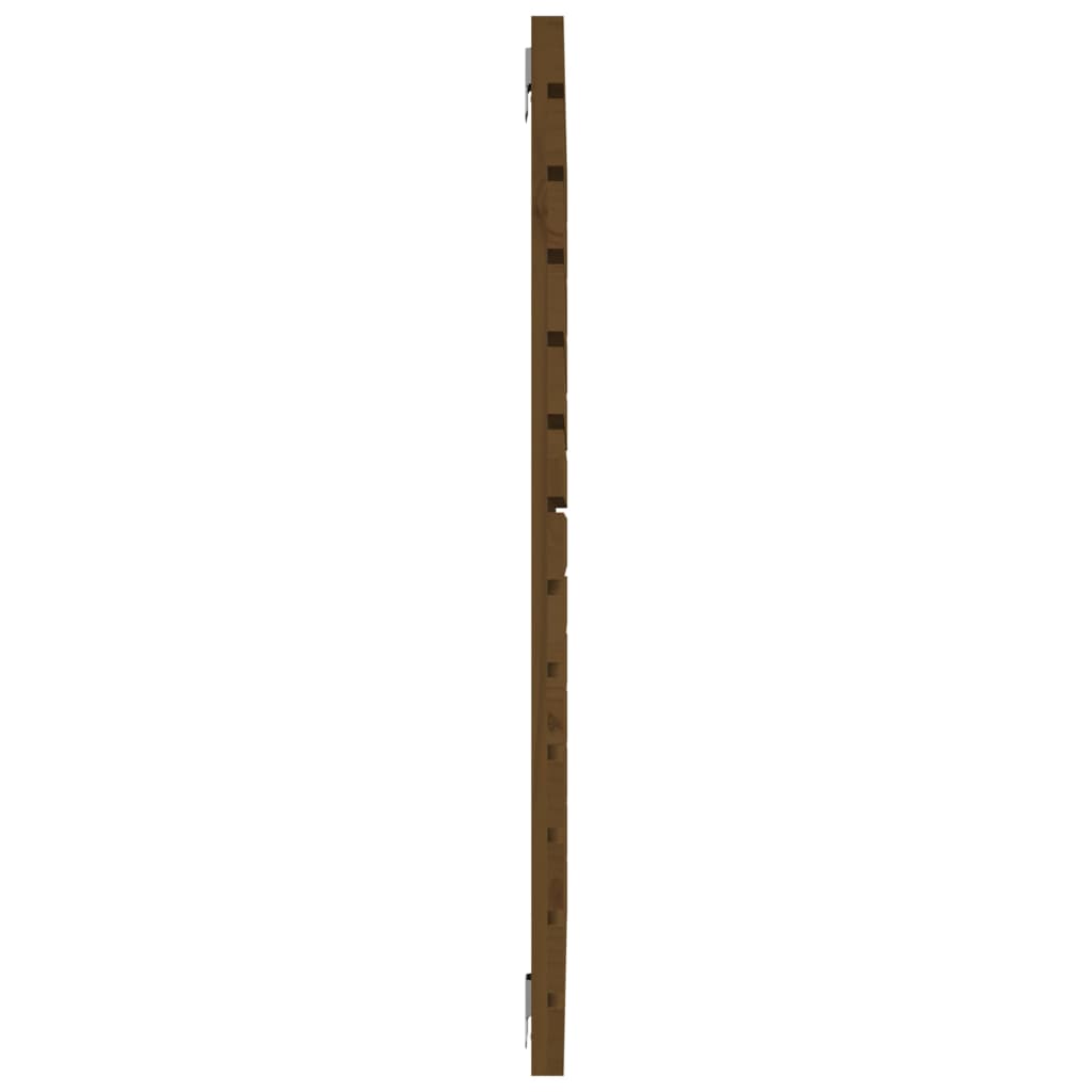 Wall Headboard Honey Brown 106x3x91.5 cm Solid Wood Pine