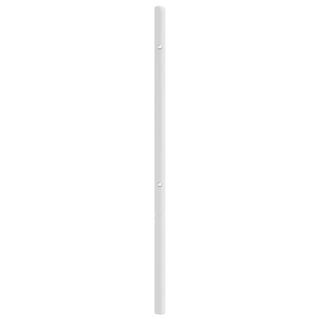 Metal Headboard White 160 cm