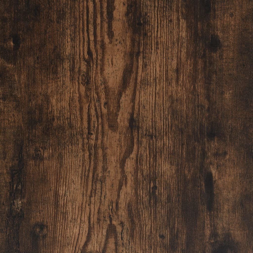Bedside Cabinet Smoked Oak 39x39x47.5 cm Engineered Wood