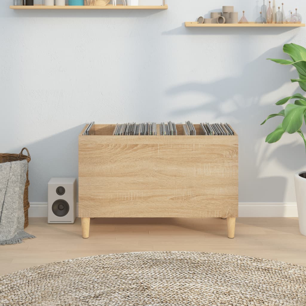 Record Cabinet Sonoma Oak 74.5x38x48 cm Engineered Wood