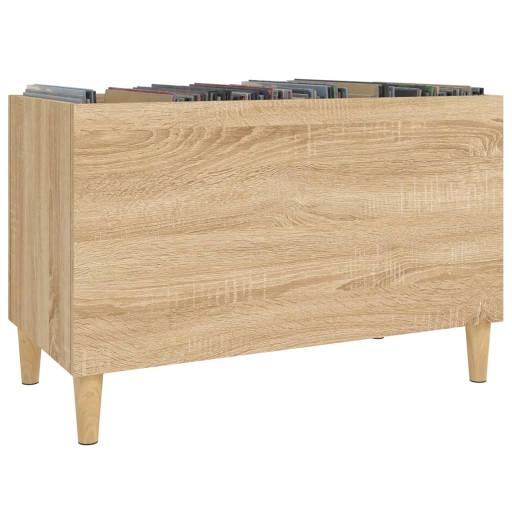 Record Cabinet Sonoma Oak 74.5x38x48 cm Engineered Wood