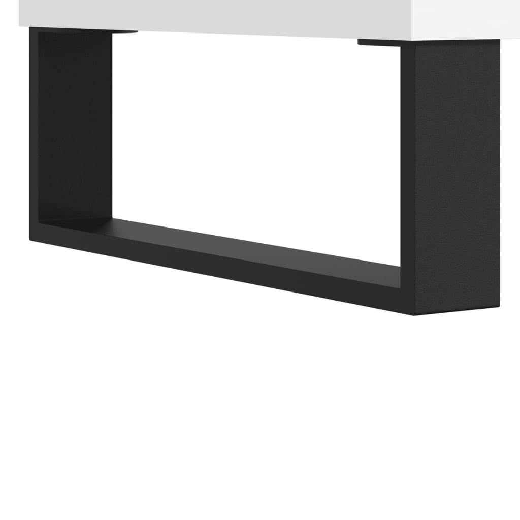 Bedside Cabinets 2 pcs White 40x30x50 cm Engineered Wood